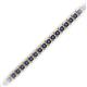 2 - Tiara 2.60 mm Blue Sapphire Eternity Tennis Bracelet 