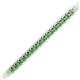 2 - Tiara 2.60 mm Green Garnet Eternity Tennis Bracelet 