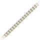 2 - Tiara 2.60 mm White Sapphire Eternity Tennis Bracelet 