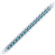 2 - Tiara 2.60 mm London Blue Topaz Eternity Tennis Bracelet 