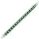 2 - Tiara 2.00 mm Emerald Eternity Tennis Bracelet 