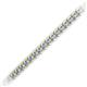 2 - Tiara 2.00 mm Aquamarine Eternity Tennis Bracelet 