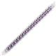 2 - Tiara 2.00 mm Amethyst Eternity Tennis Bracelet 