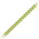 2 - Tiara 2.00 mm Peridot Eternity Tennis Bracelet 