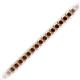 2 - Tiara 2.00 mm Red Garnet Eternity Tennis Bracelet 