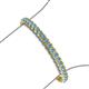 3 - Tiara 3.80 mm Blue Topaz Eternity Tennis Bracelet 