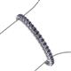 3 - Tiara 3.80 mm Iolite Eternity Tennis Bracelet 