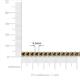 4 - Tiara 3.50 mm Smoky Quartz Eternity Tennis Bracelet 