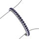 3 - Tiara 3.10 mm Blue Sapphire Eternity Tennis Bracelet 