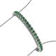 3 - Tiara 3.10 mm Emerald Eternity Tennis Bracelet 