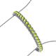3 - Tiara 3.10 mm Peridot Eternity Tennis Bracelet 