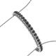 3 - Tiara 3.10 mm Black Diamond Eternity Tennis Bracelet 