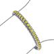 3 - Tiara 3.10 mm Yellow Sapphire Eternity Tennis Bracelet 