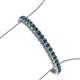 3 - Tiara 3.10 mm Blue Diamond Eternity Tennis Bracelet 