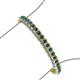 3 - Tiara 3.10 mm Blue Diamond Eternity Tennis Bracelet 