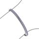 3 - Tiara 2.60 mm Tanzanite Eternity Tennis Bracelet 