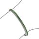3 - Tiara 2.60 mm Green Garnet Eternity Tennis Bracelet 