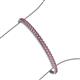 3 - Tiara 2.60 mm Rhodolite Garnet Eternity Tennis Bracelet 