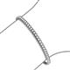 3 - Tiara 2.60 mm White Sapphire Eternity Tennis Bracelet 