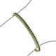 3 - Tiara 2.00 mm Emerald Eternity Tennis Bracelet 