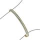 3 - Tiara 2.00 mm Aquamarine Eternity Tennis Bracelet 