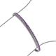 3 - Tiara 2.00 mm Amethyst Eternity Tennis Bracelet 