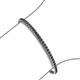 3 - Tiara 2.00 mm Black Diamond Eternity Tennis Bracelet 