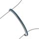 3 - Tiara 2.00 mm Blue Diamond Eternity Tennis Bracelet 