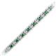 2 - Tiara 2.60 mm Emerald and Diamond Eternity Tennis Bracelet 