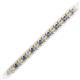 2 - Tiara 2.00 mm Iolite and Diamond Eternity Tennis Bracelet 