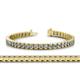 1 - Abril 3.80 mm Round Diamond Eternity Tennis Bracelet 