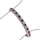 3 - Tiara 3.80 mm Ruby and Diamond Eternity Tennis Bracelet 