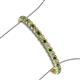 3 - Tiara 3.80 mm Green Garnet and Diamond Eternity Tennis Bracelet 