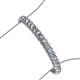 3 - Tiara 3.80 mm Aquamarine and Diamond Eternity Tennis Bracelet 