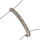 3 - Tiara 3.80 mm Citrine and Diamond Eternity Tennis Bracelet 