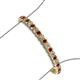 3 - Tiara 3.50 mm Ruby and Lab Grown Diamond Eternity Tennis Bracelet 