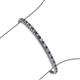 3 - Tiara 2.60 mm Iolite and Diamond Eternity Tennis Bracelet 