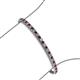 3 - Tiara 2.60 mm Red Garnet and Diamond Eternity Tennis Bracelet 