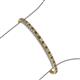 3 - Tiara 2.00 mm Smoky Quartz and Diamond Eternity Tennis Bracelet 