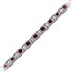 2 - Nancie 3.30 mm Red Garnet and Diamond Eternity Tennis Bracelet 