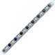 2 - Nancie 3.30 mm Blue and White Diamond Eternity Tennis Bracelet 