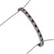 3 - Nancie 3.30 mm Red Garnet and Diamond Eternity Tennis Bracelet 