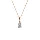 1 - Ofra Round Diamond Pendant 