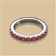 2 - Gracie 1.50 ctw Ruby (2.70 mm) Women Eternity Band 