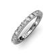 3 - Gracie 1.50 ctw Natural Diamond (2.70 mm) Women Eternity Band 