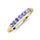 2 - Vivian 3.00 mm Tanzanite Wedding Band 