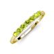 2 - Vivian 3.00 mm Peridot Wedding Band 