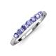 2 - Vivian 3.00 mm Tanzanite Wedding Band 