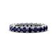 1 - Ellen 3.00 mm Blue Sapphire Eternity Band 