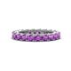 1 - Ellen 3.00 mm Amethyst Eternity Band 